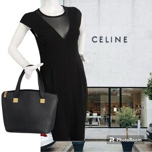 Authentic Vintage Celine Tote Leather Bag